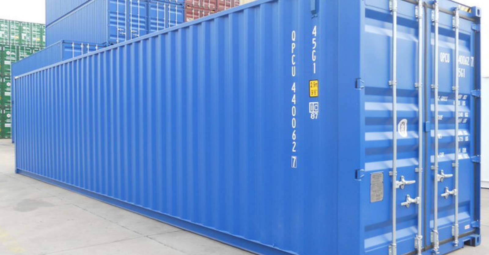 Container maritimo no Porto de Santos - Bunster