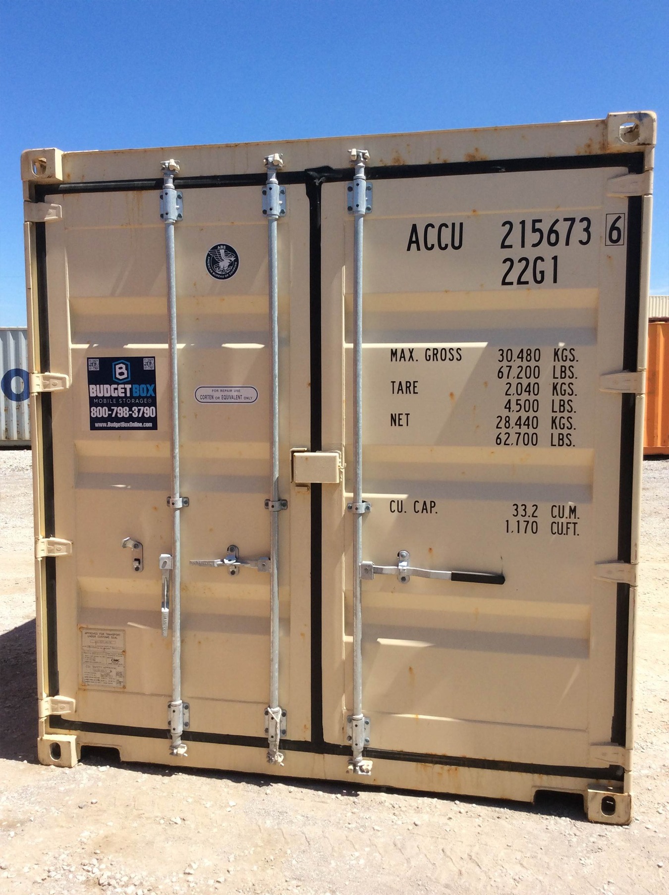 Container 20 pes Standard a venda em Santos