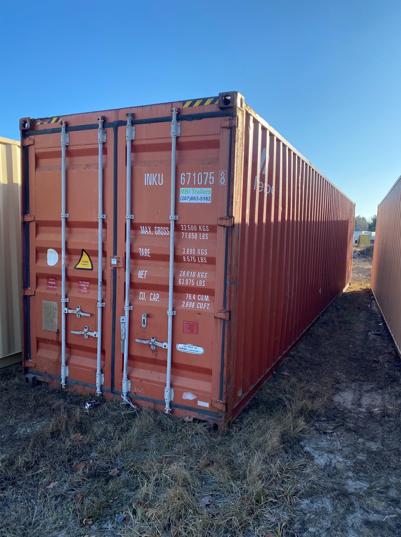 Container 40 pes High Cube a venda em Santos