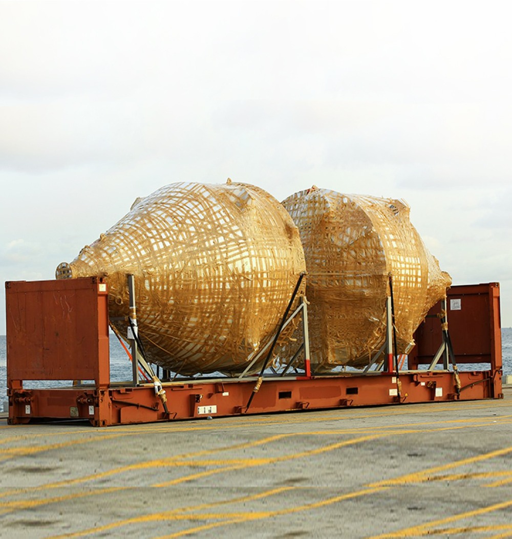 Container Flat Rack - Porto de Santos